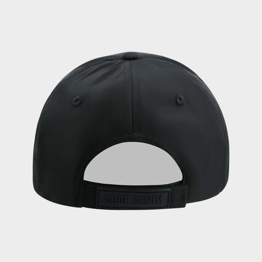 Code Cotton Twill Racing Peak Cap Black