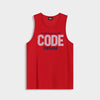 Code Mens Graphic Vest Red