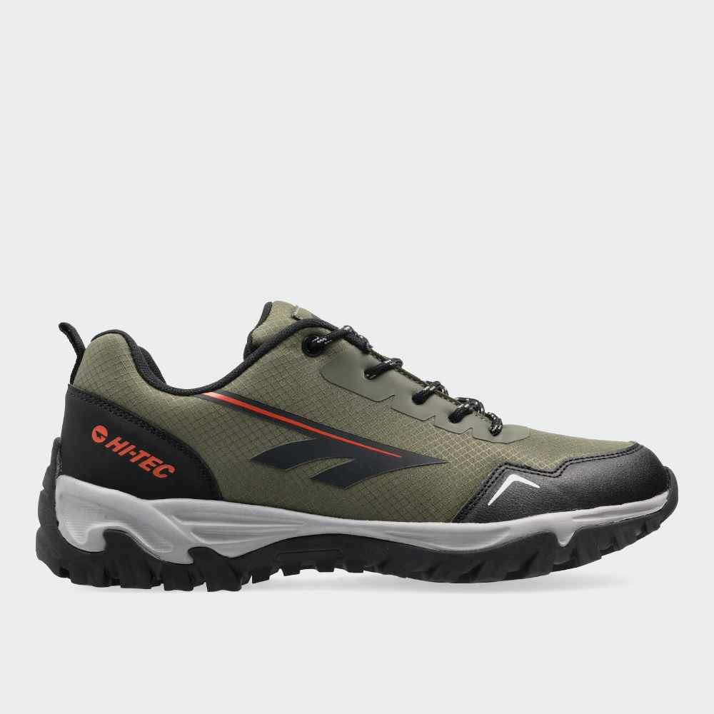 OT  Hi-Tec Mens Voyager 2 Outdoor Shoes Olive