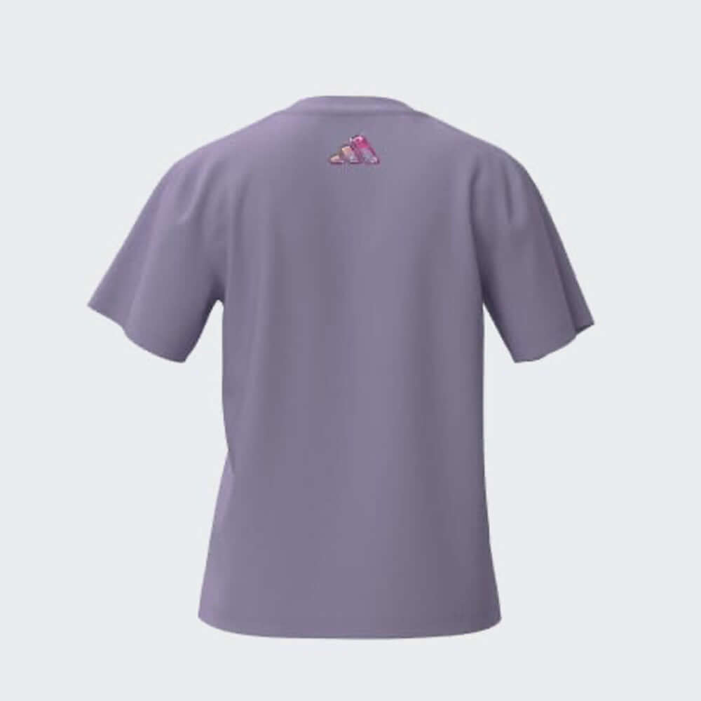 Adidas Womens Airbrush Tee Purple