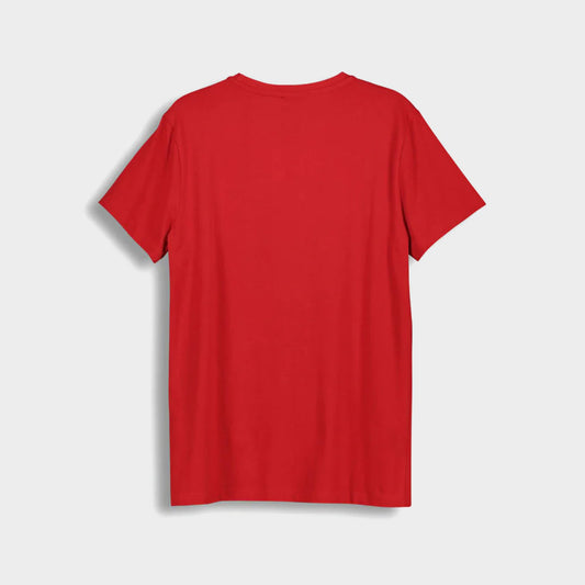 Code Mens Contrast Serif Graphic Tee Red