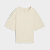 Puma Womens Her Oversized Tee Beige