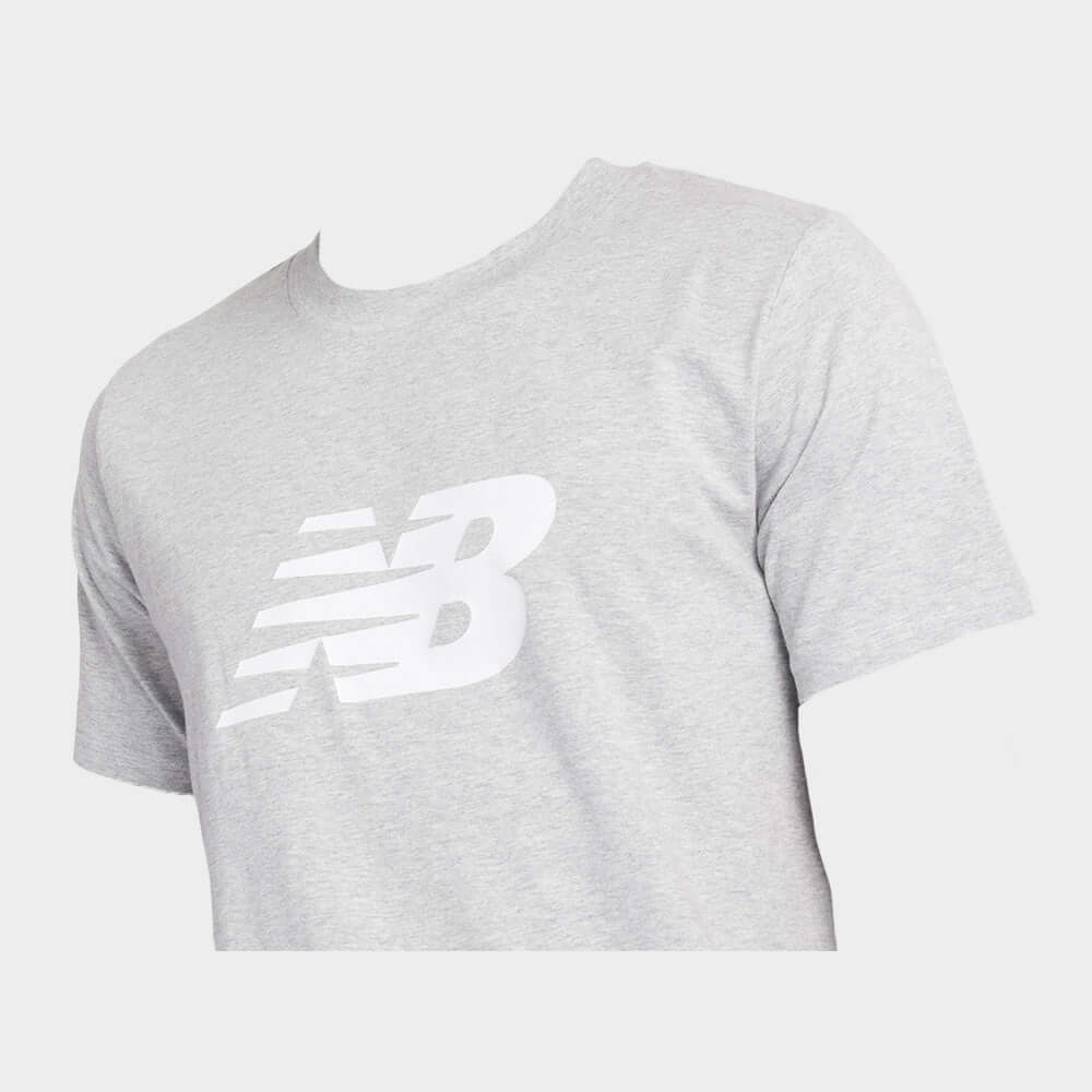New Balance Mens Sport Logo Tee Grey