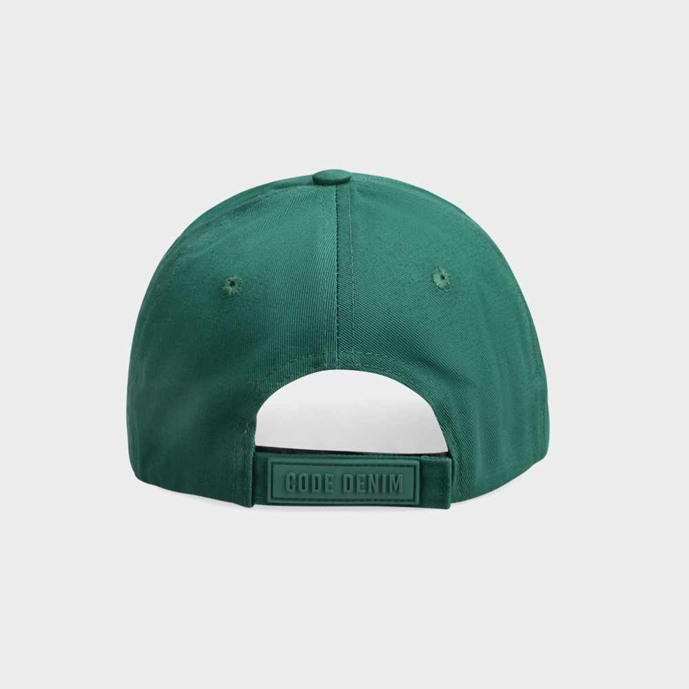 Code Peak cap with Embroidery Green