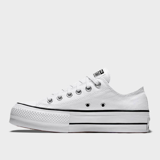 CONVERSE WOMENS Chuck Taylor All Star Lift plaform sneakers WHITE