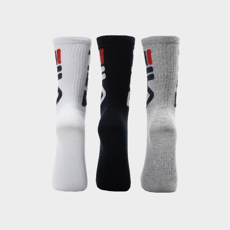 Fila 3 Pack Sandra Socks White