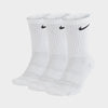 Nike 3Pk Crew Everyday Cush Sock White