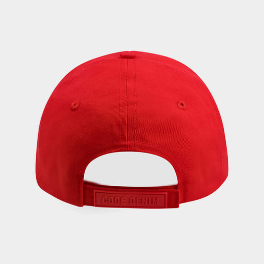 Code Cotton Twill Peak Cap Red