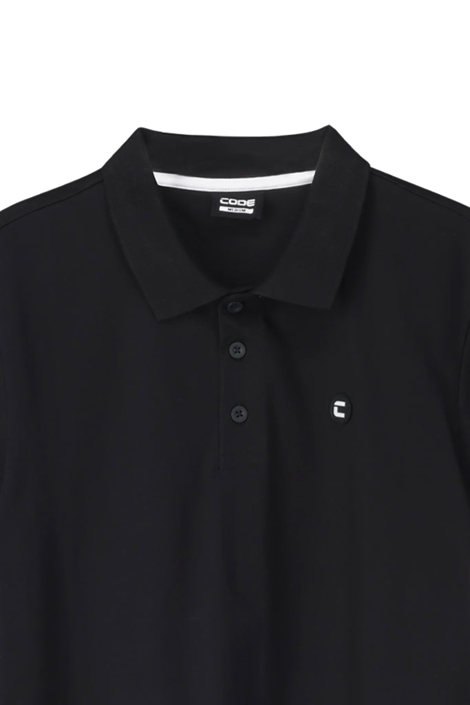 Code Mens Basic Golfer Black