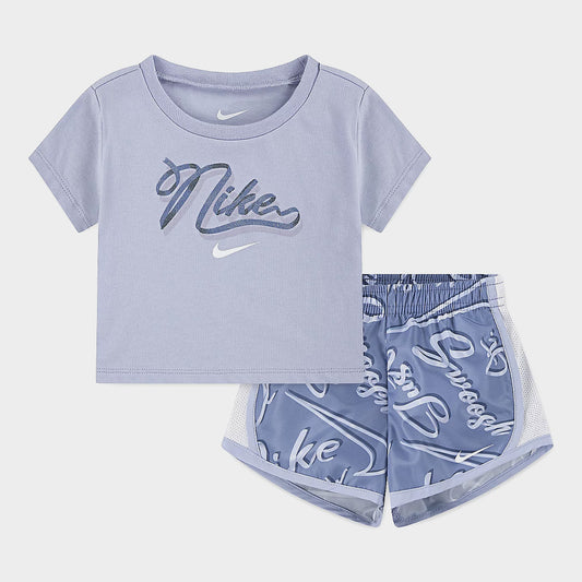 Nike Kids Essential All Over Print Set Blue