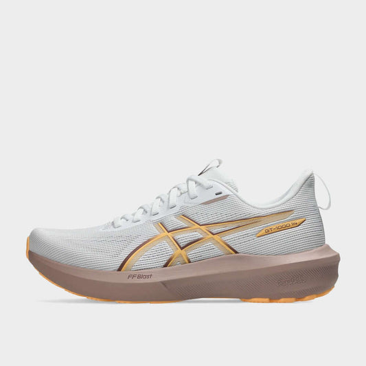 ASICS WOMENS GT 1000 14 Running Shoes WHITE