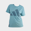 Adidas Womens Big Logo Tee Green