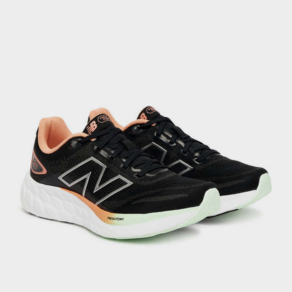 New Balance Womens Fresh Foam 680 v8 Running Shoes Black