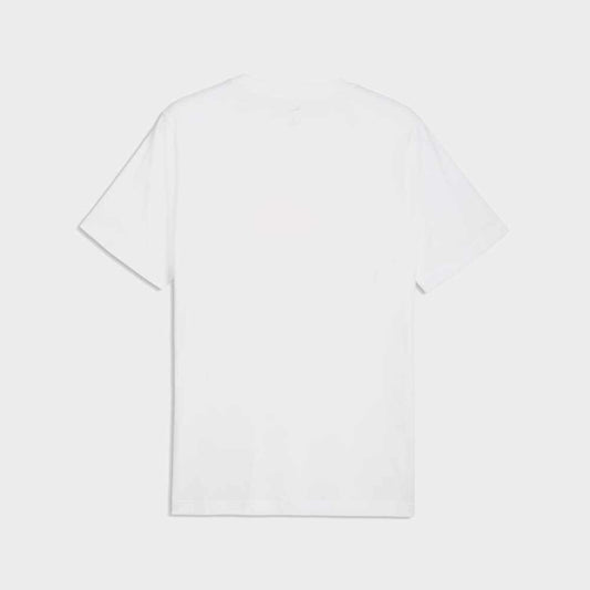 PUMA MENS Graphic No. 1 Logo Tee WHITE