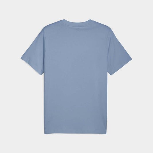 PUMA MENS Graphic Stacked Tee BLUE