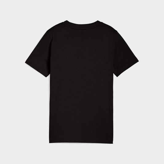 Puma Girls Graphic Animal Tee Black