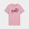 Puma Kids Graphic Logo Tee Pink