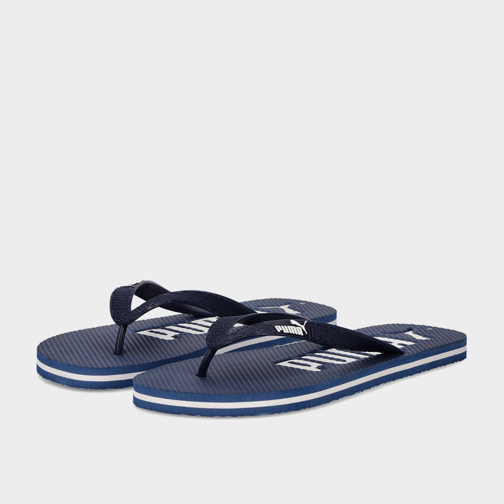 Puma Mens Essential Flip Thong Sandals Navy