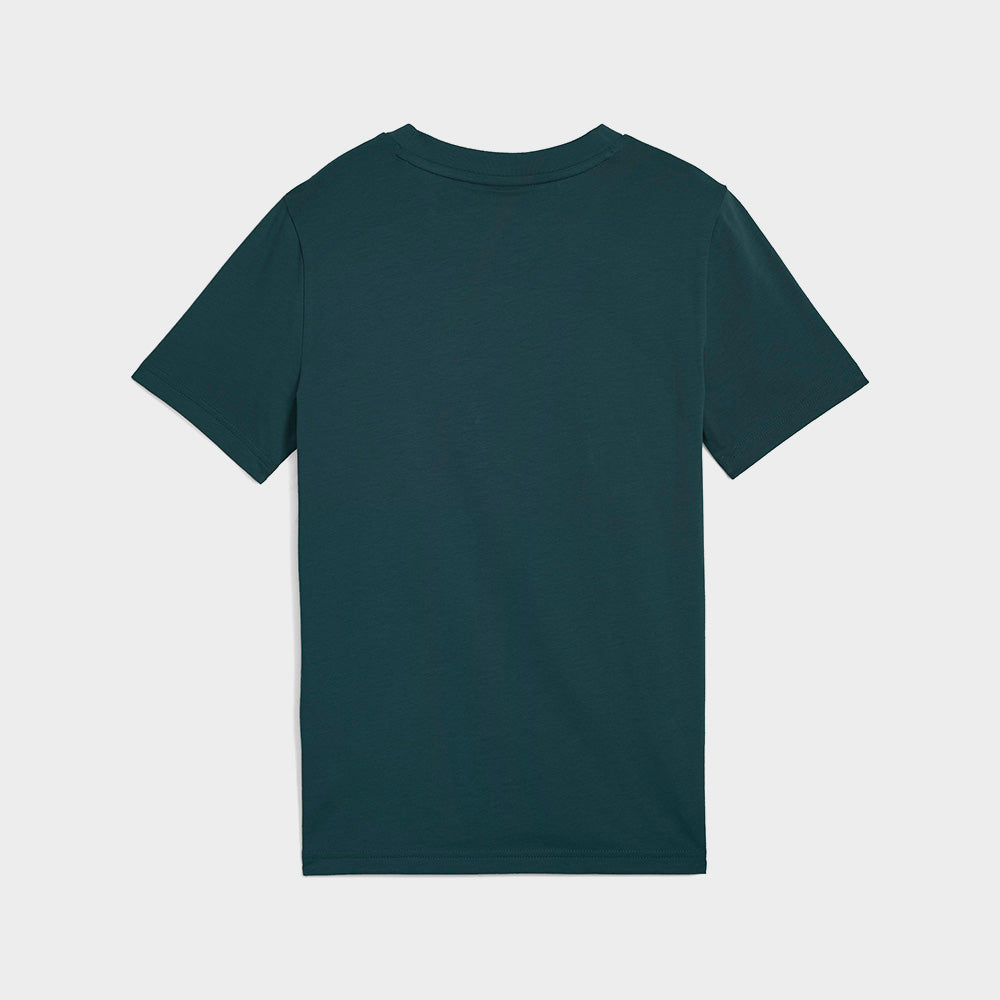 Puma Kids Essential Logo Tee Green