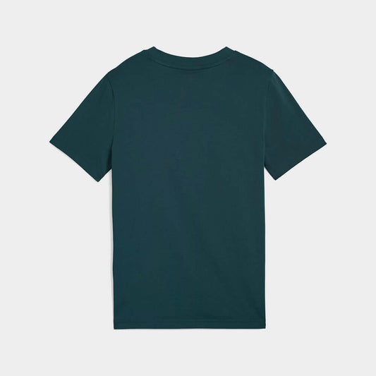 PUMA BOYS Essential Logo Tee GREEN