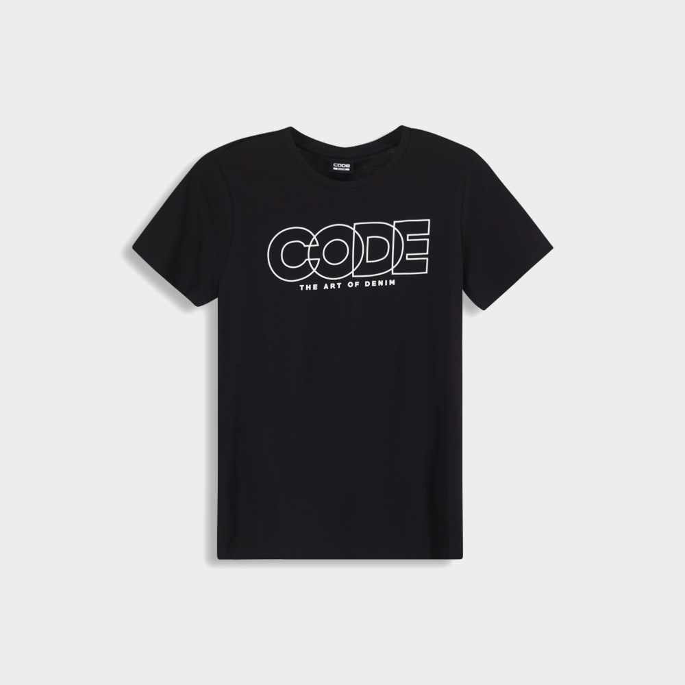 CODE MENS Art Graphic Tee BLACK – Tekkie Town