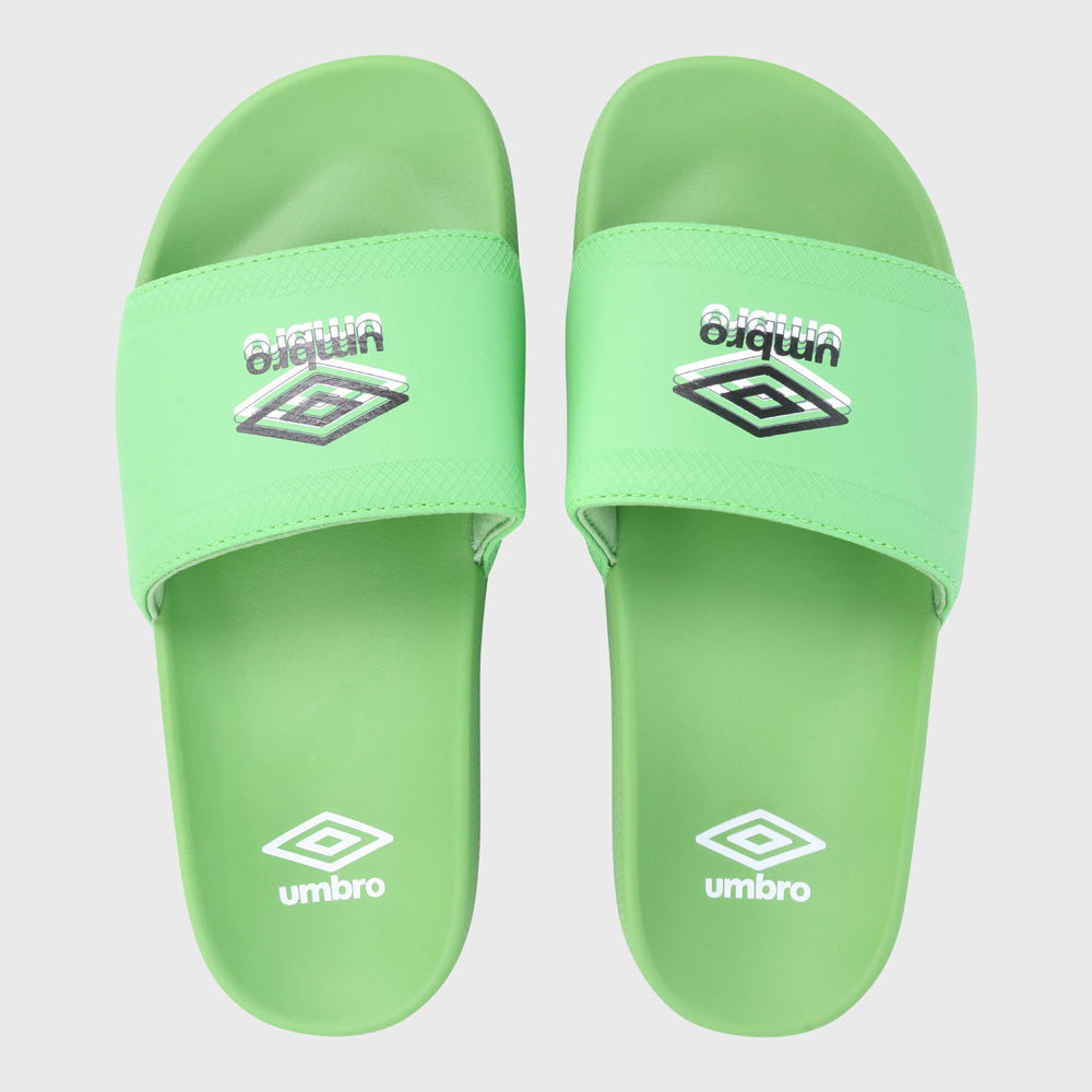 Umbro Womens Squeeze Me Comfort Slides Green