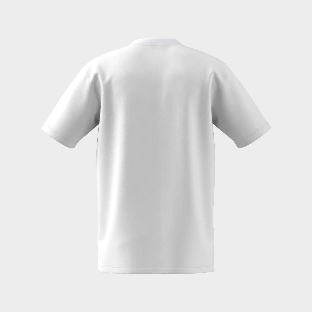 Adidas Mens Performance Logo Tees White