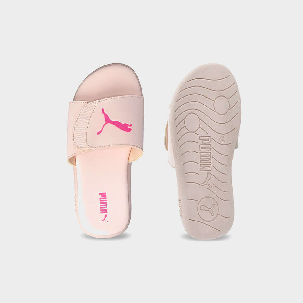 Puma Kids Sporty Velcro Slides Pink