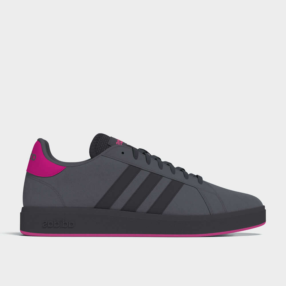 Adidas Womens Grand Court Base Sneakers Dark Grey