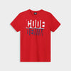 Code Mens Bleed Block Graphic Tee Red