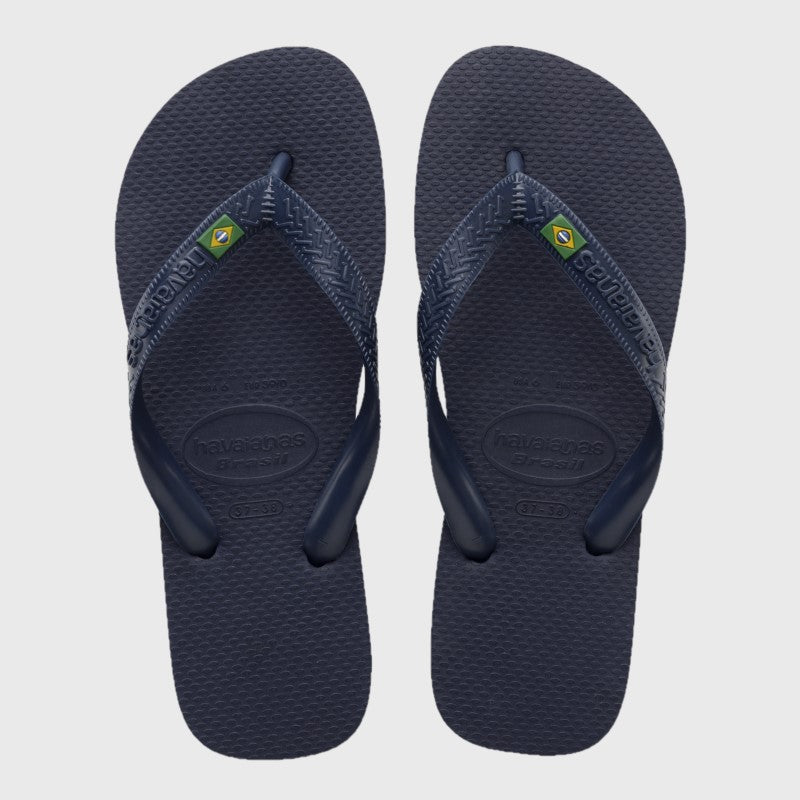 Havaianas Unisex Brazil Thong Sandals Navy