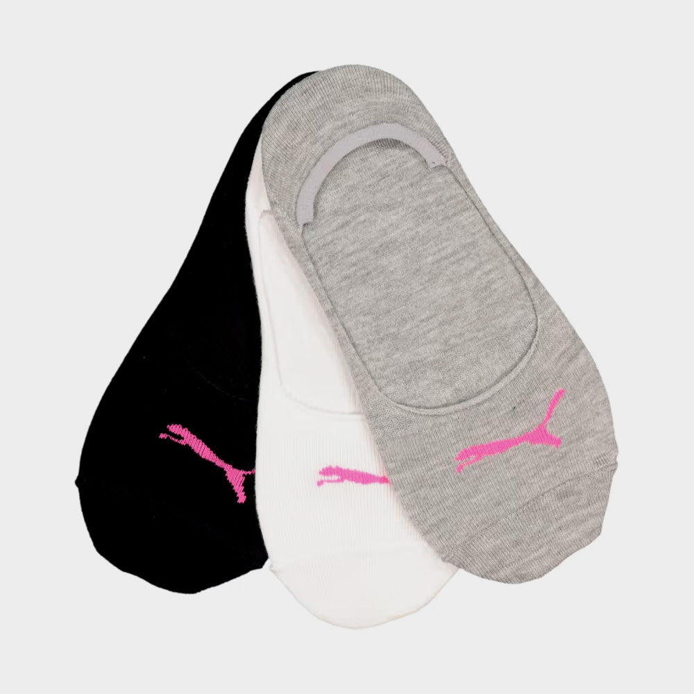 Puma 3 Pack Low Cut Socks Multi