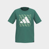 Adidas Youth Block Logo Tee Green