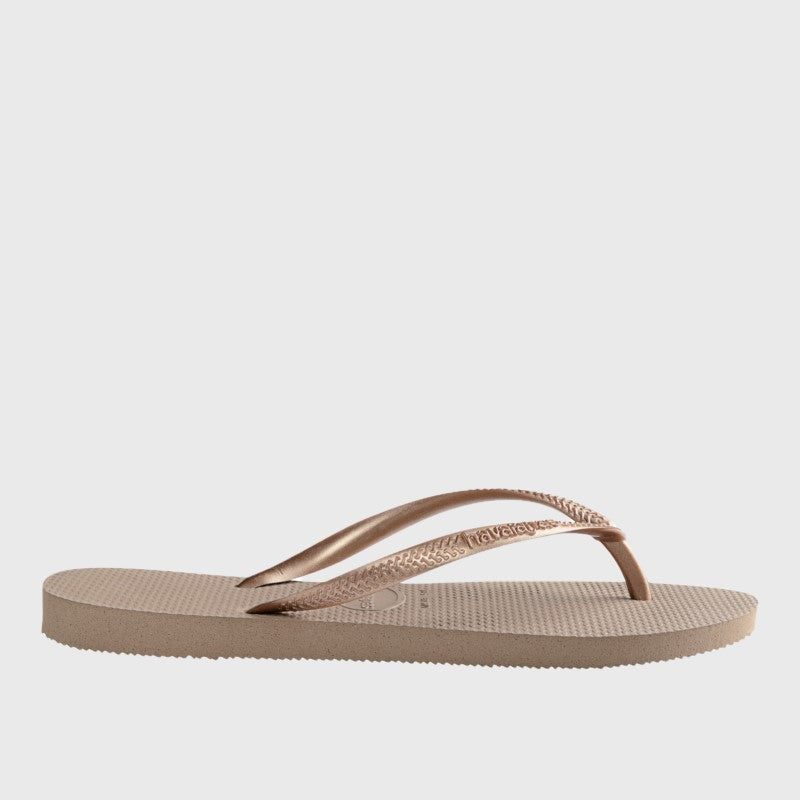 Havaianas Womens Slim Thong Sandals Rose Gold