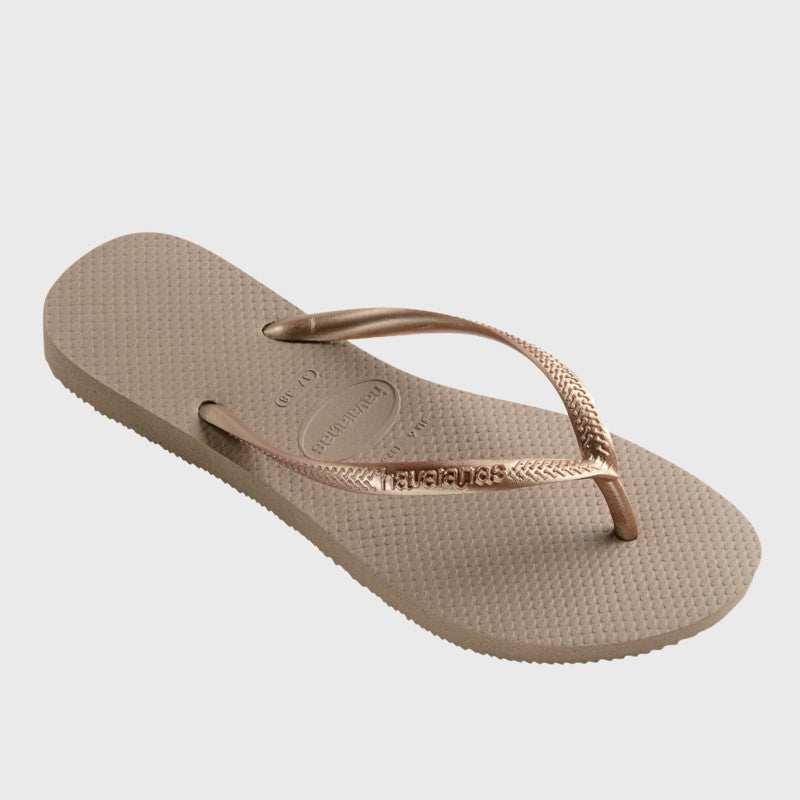 Havaianas Womens Slim Thong Sandals Rose Gold
