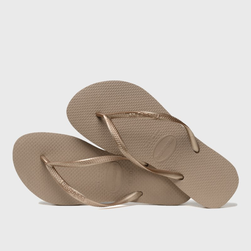Havaianas Womens Slim Thong Sandals Rose Gold