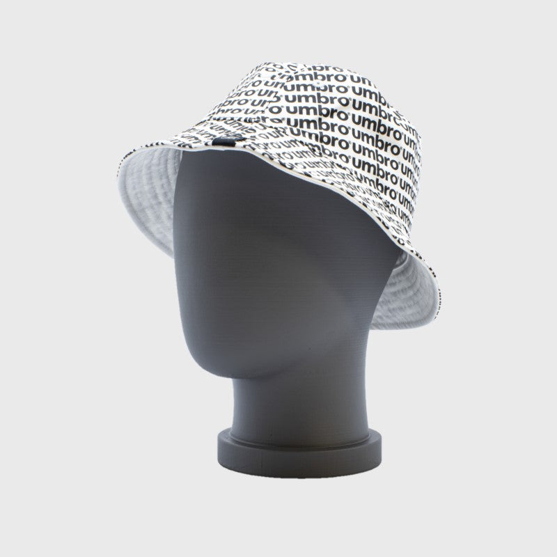 Umbro Mens Diamond Reversible Bucket Hat White/Black _ 169216 _ White
