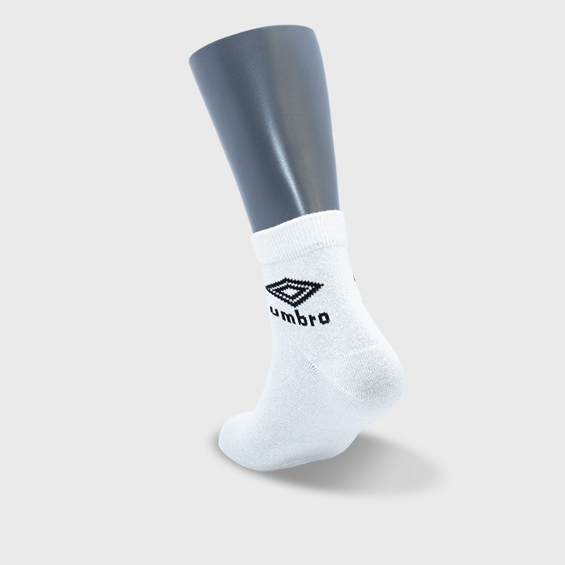 Umbro Unisex 3 Pack Ankle Socks Black/Multi _ 169710 _ Black