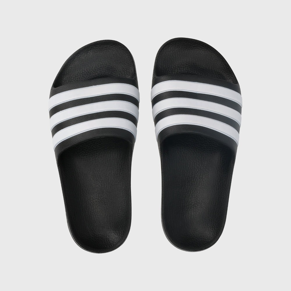 Adidas Kids Adilette Aqua Sandal Black White 171252 Black Tekkie Town