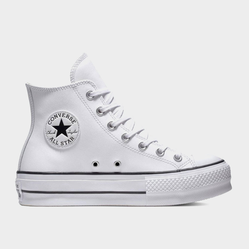 Converse Womens Chuck Taylor All Star Lift Hi White Black 172998 W Tekkie Town