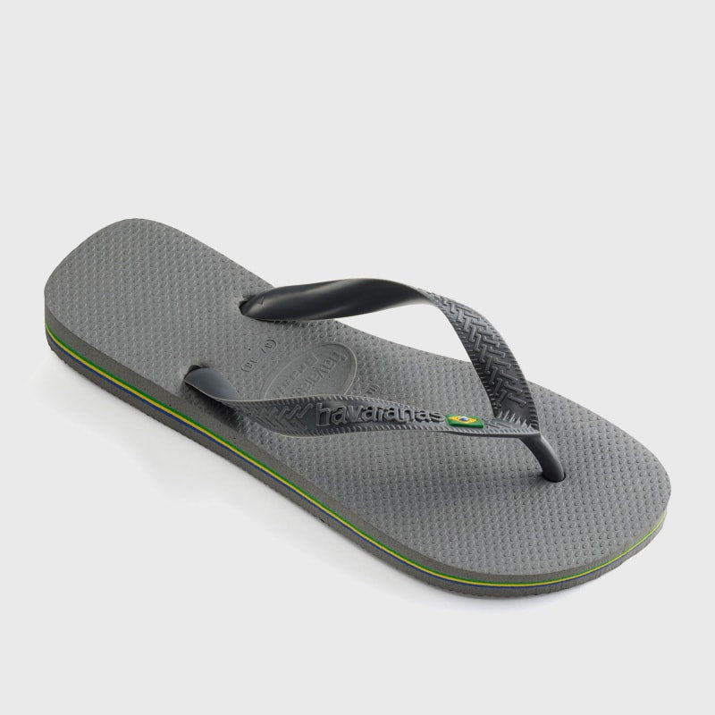 Havaianas Unisex Brazil Thong Sandals Grey