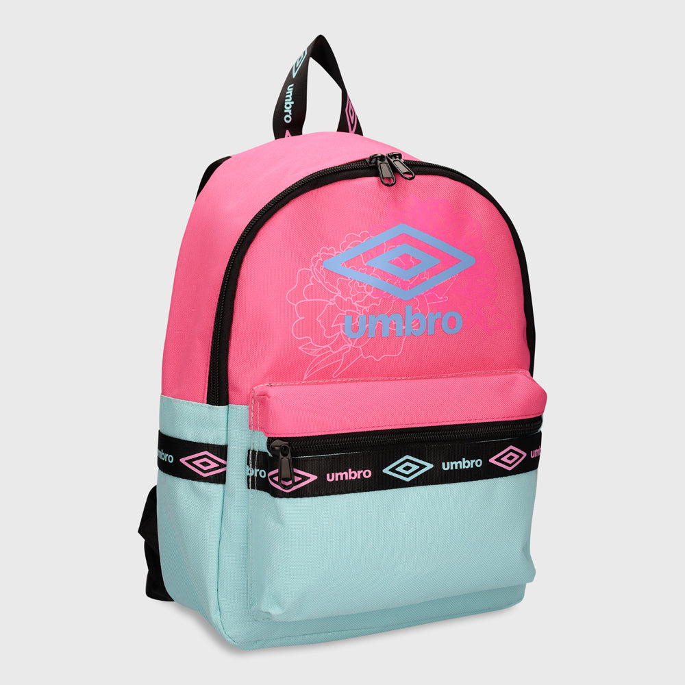 Umbro Kids Colour Block Backpack Pink