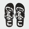 Code Mens Flip Flops Black