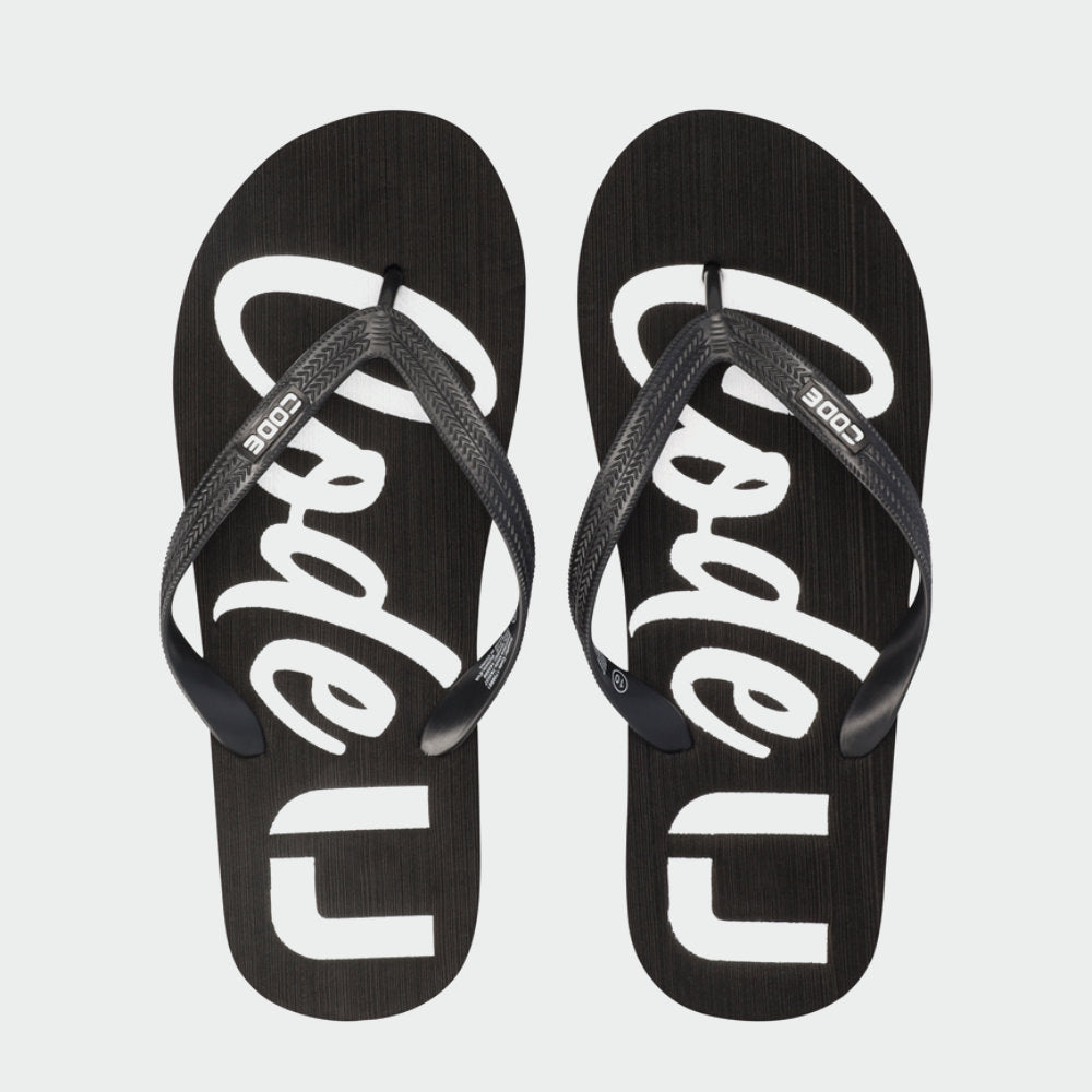 Code Mens Flip Flops Black