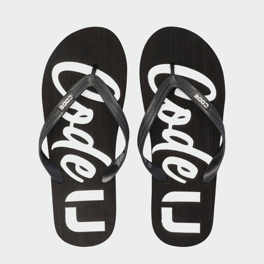 Code Mens Flip Flops Black