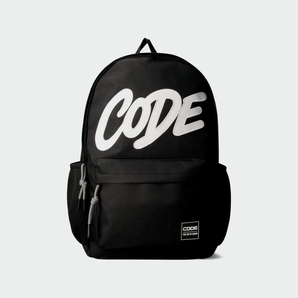 Code Applique Backpack Black