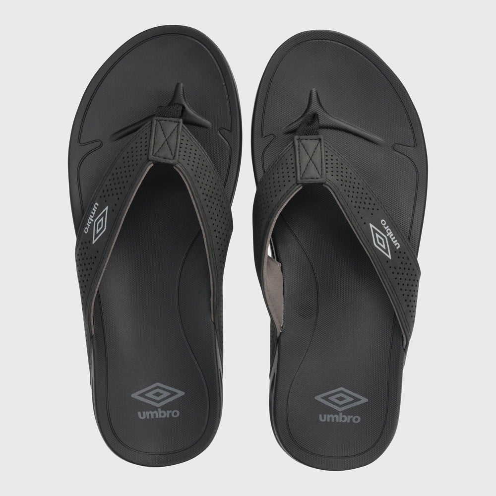Umbro Mens Squeeze Me Comfort Thong Sandals Black