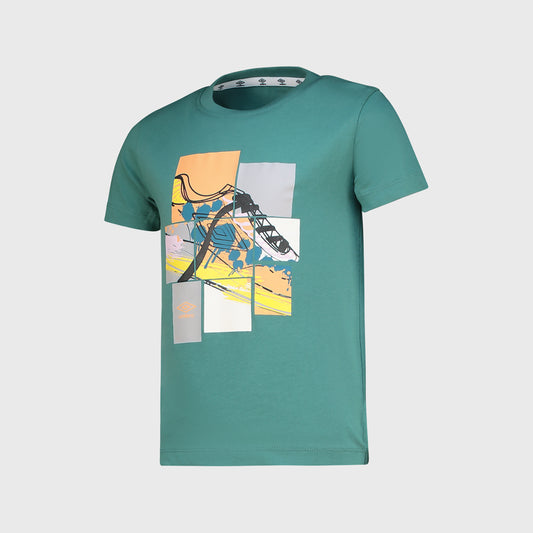 Umbro Kids Cliff Tee Green