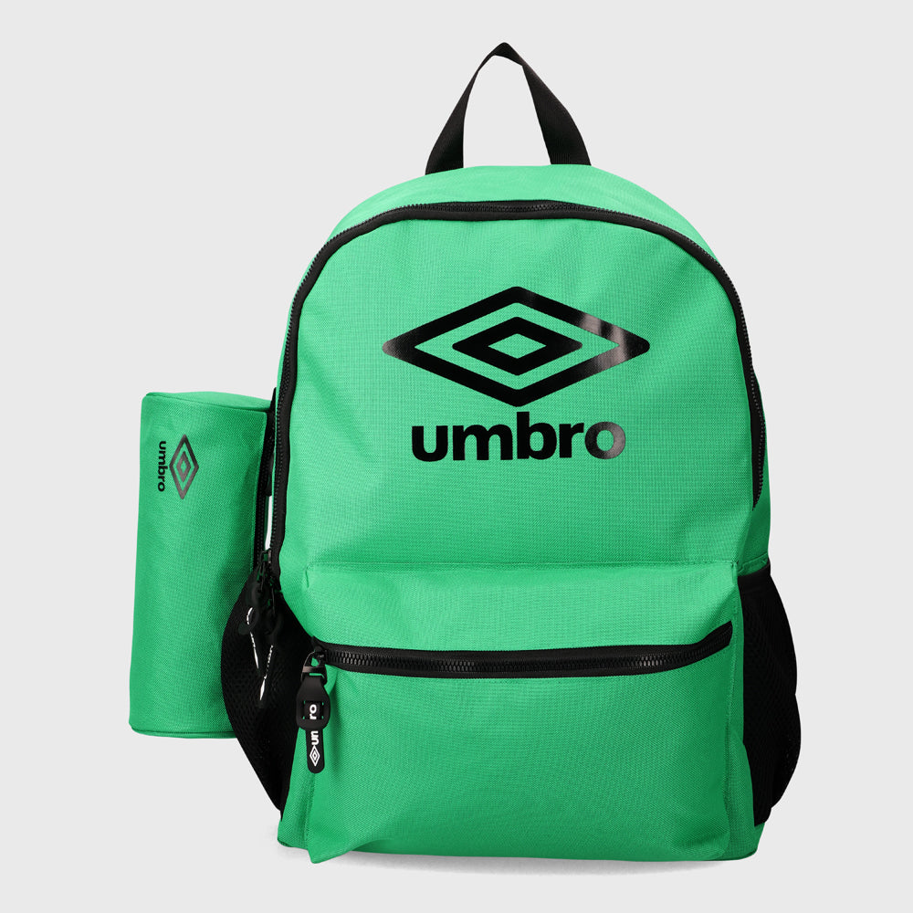 Umbro Unisex Back To School Backpack Set Green