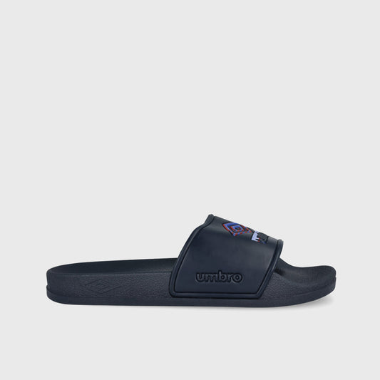Umbro Mens Triple Logo Slides Blue